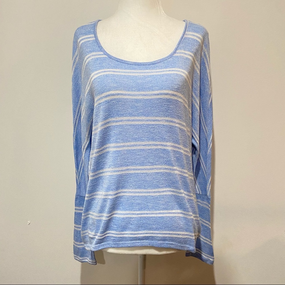 Self Esteem Knit Pullover Striped Top in Size XL